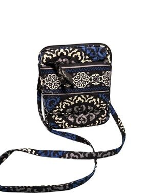 Vera Bradley RFID All-in-One Crossbody Wallet | Lisbon Medallion Cool Pattern